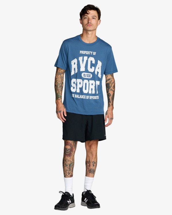 4 Walkout - T-shirt pour Homme Bleu 23MS431603 RVCA