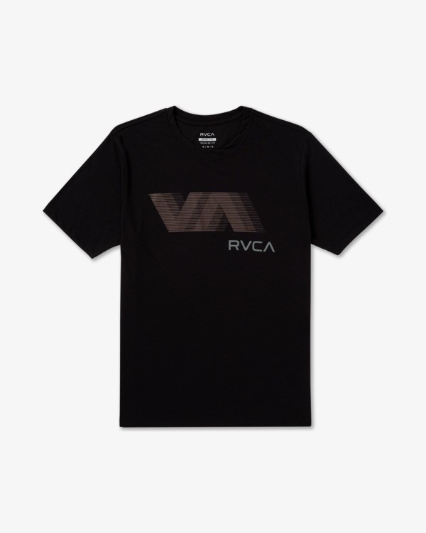 0 Va Blur - Maglietta a maniche corte da Uomo Black 23MS431609 RVCA