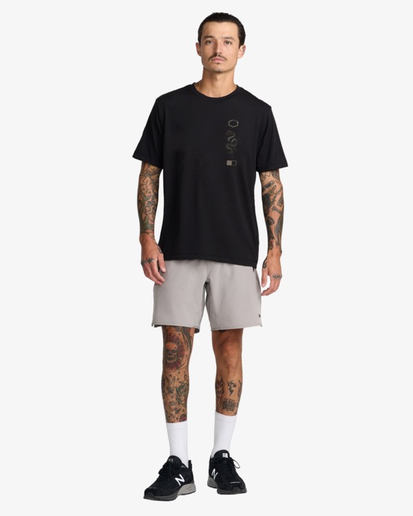 6 Baroon Venom - T-shirt de manga curta para Homem Preto 23MS432604 RVCA