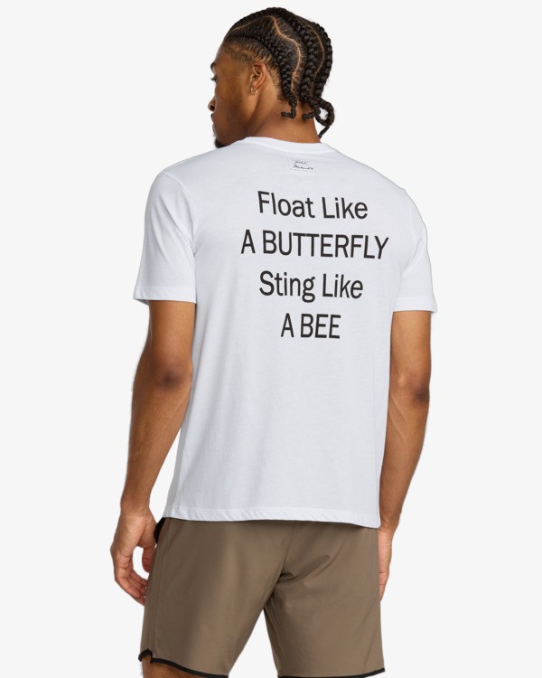 3 Sting Like A Bee - Short Sleeve T-Shirt for Men White 23MS433550 RVCA