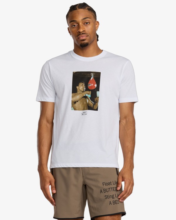 2 Sting Like A Bee - Short Sleeve T-Shirt for Men White 23MS433550 RVCA