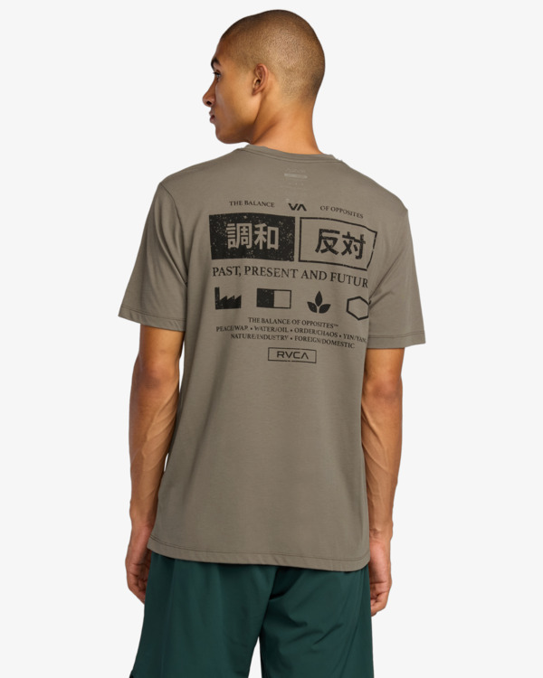 3 Rvca Trade - Short Sleeve T-Shirt for Men Multi 23MS433556 RVCA