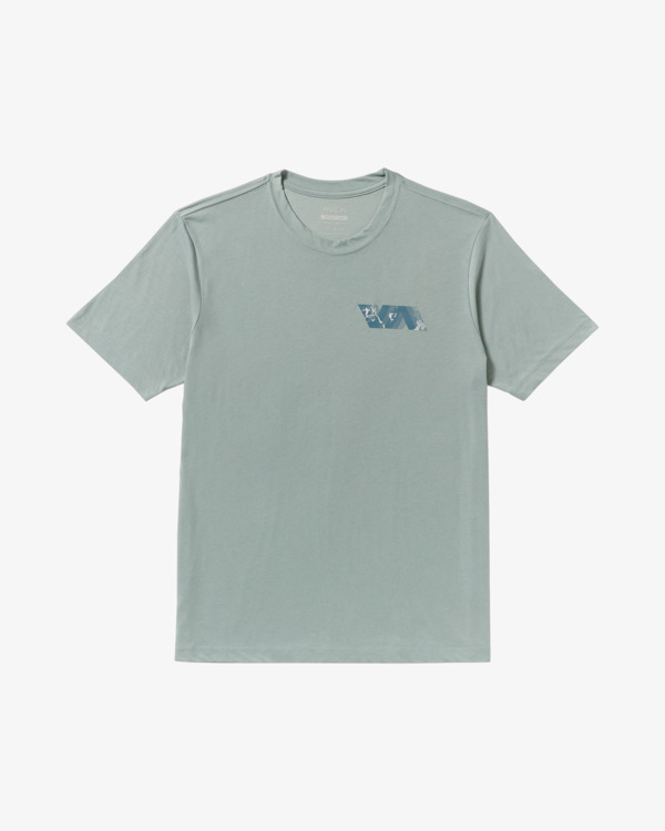 0 VA Blur Fill - Short Sleeve T-Shirt for Men Grey 23MS433559 RVCA