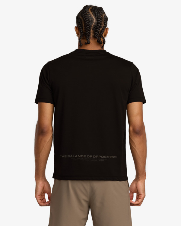 3 Rvca 2X Reflective - Short Sleeve T-Shirt for Men Black 23MS433560 RVCA