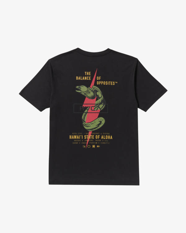 1 Shock Squad - Short Sleeve T-Shirt for Men Black 23MS433562 RVCA