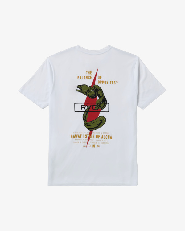 1 Shock Squad - Short Sleeve T-Shirt for Men White 23MS433562 RVCA