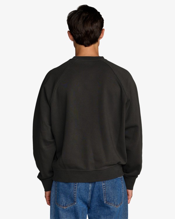 3 Property Of Va Essential - Sweatshirt f&uuml;r M&auml;nner Schwarz 23MS461600 RVCA