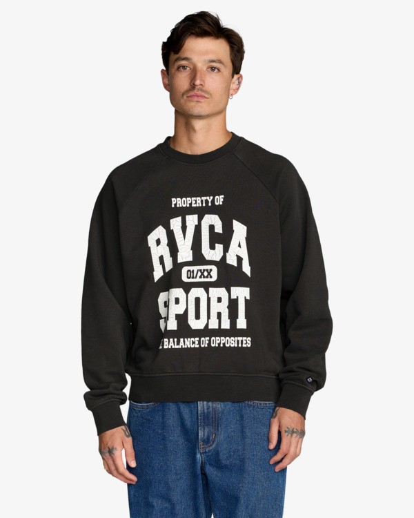 2 Property Of Va Essential - Sweatshirt f&uuml;r M&auml;nner Schwarz 23MS461600 RVCA
