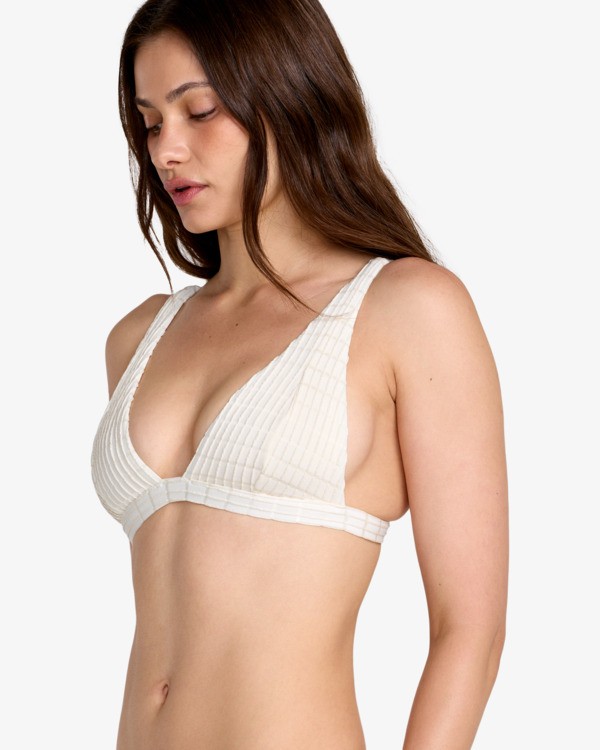 2 Beachfront - Reggiseno bikini triangolare da Donna White 23O141606 RVCA