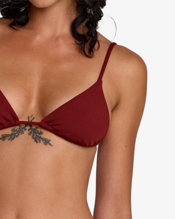 4 Micro Rib Fixed Tri Rouge 23O142616 RVCA