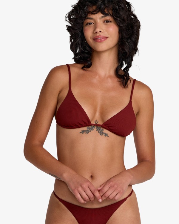 5 Micro Rib Fixed Tri Rouge 23O142616 RVCA