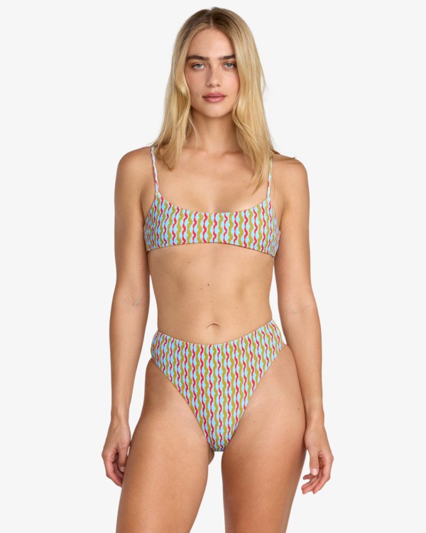 0 Slow Going - Bandeau Bikini Top for Women Blue 23O181603 RVCA