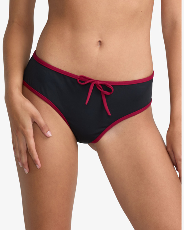 2 Aren Bound - Cueca de biquíni estilo calções curtos para Mulher Preto 23O222503 RVCA