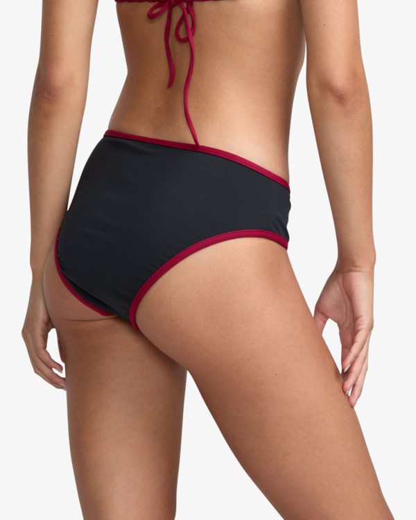 4 Aren Bound - Cueca de biquíni estilo calções curtos para Mulher Preto 23O222503 RVCA