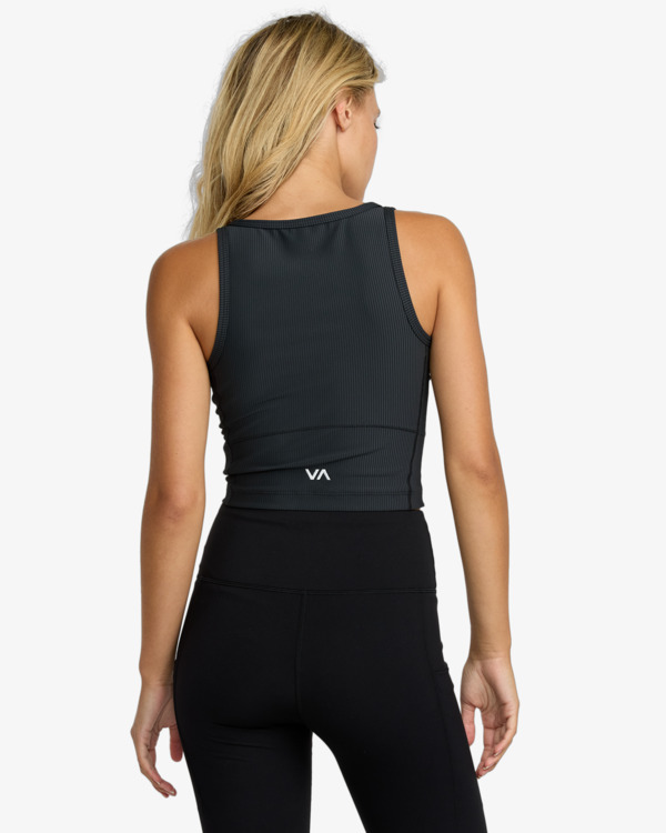 1 Contrast - Colete canelado para mulher Preto 23WS023506 RVCA