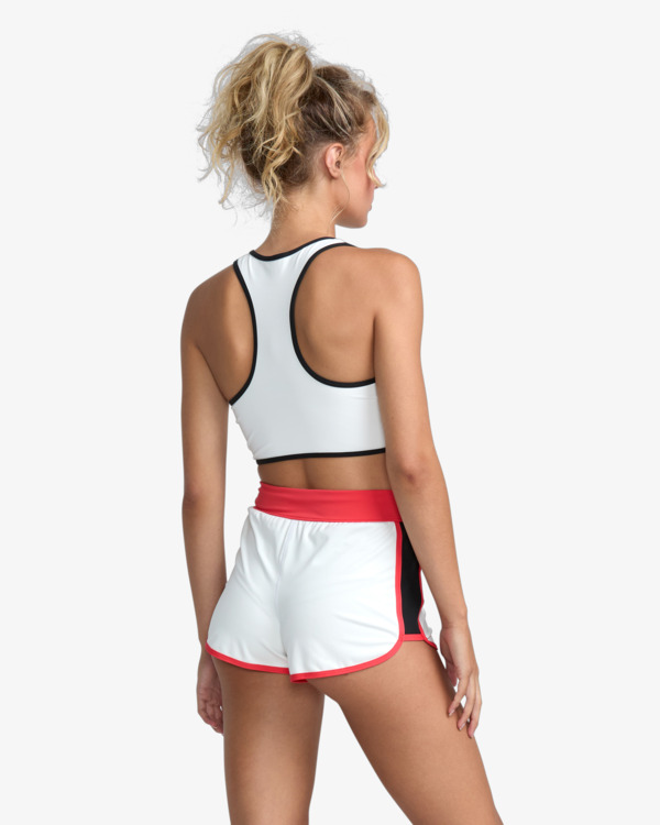 1 Aren Retro - Calções de cintura elástica para Mulher Branco 23WS092502 RVCA