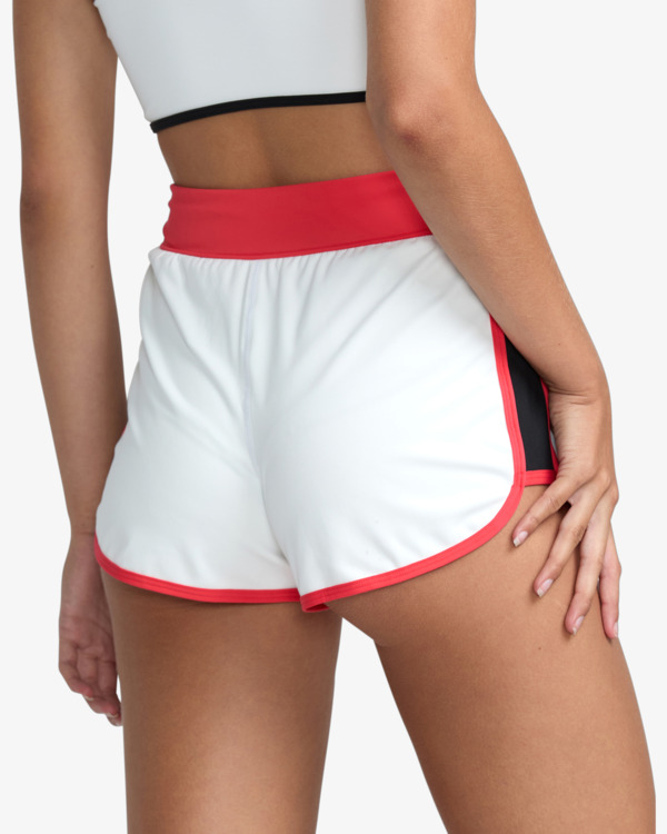 4 Aren Retro - Calções de cintura elástica para Mulher Branco 23WS092502 RVCA