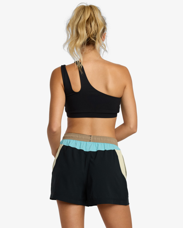 1 Starter - Short elástico para mujer Negro 23WS093501 RVCA