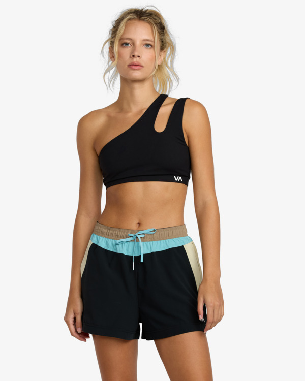 0 Starter - Short elástico para mujer Negro 23WS093501 RVCA