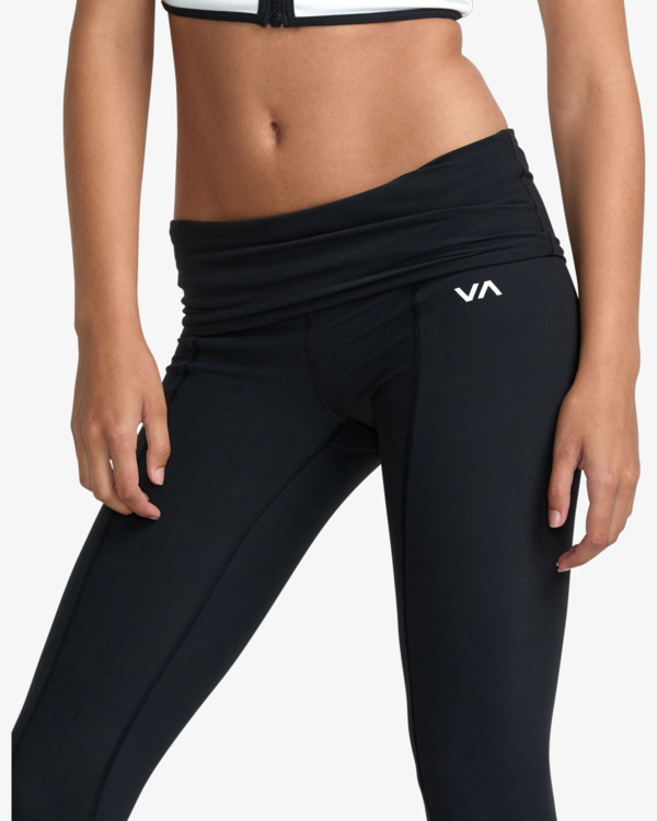 2 Aren Split - Calças de cintura elástica para Mulher Preto 23WS112504 RVCA