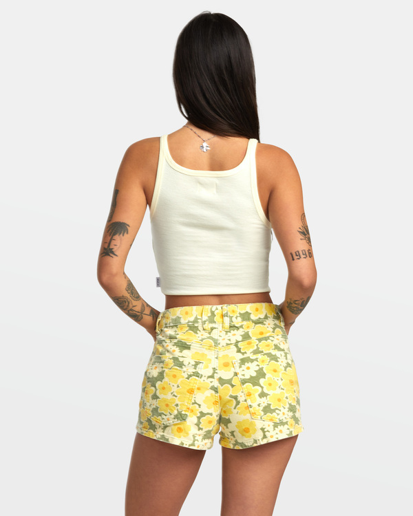 3 Belle - Corduroy Shorts for Women Vihre&auml; AVJNS00186 RVCA