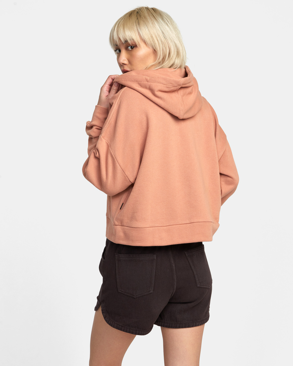 3 VA State Of Mind - Sudadera con Capucha para Mujer Marron AVJSF00248 RVCA