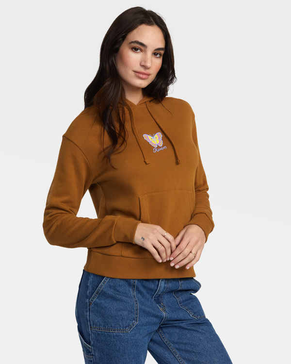 5 So Fly - Felpa con cappuccio da Donna  AVJSF00262 RVCA