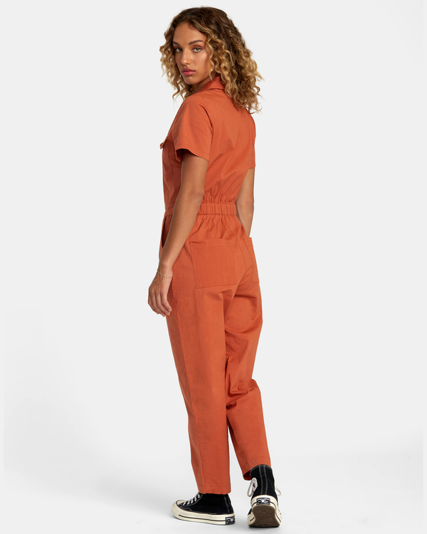 1 Recession Collection - Jumpsuit for Women Brown AVJWD00277 RVCA