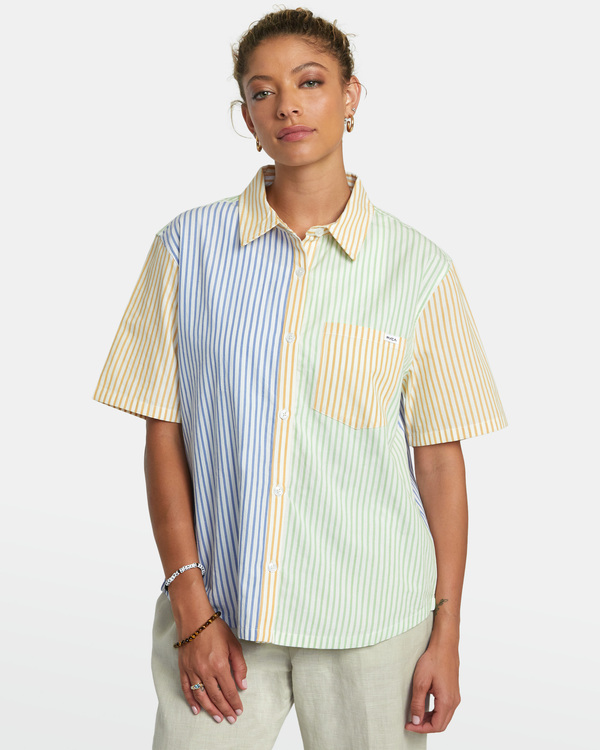 1 Nauti Shirt - Short Sleeve Shirt for Women Multi AVJWT00195 RVCA