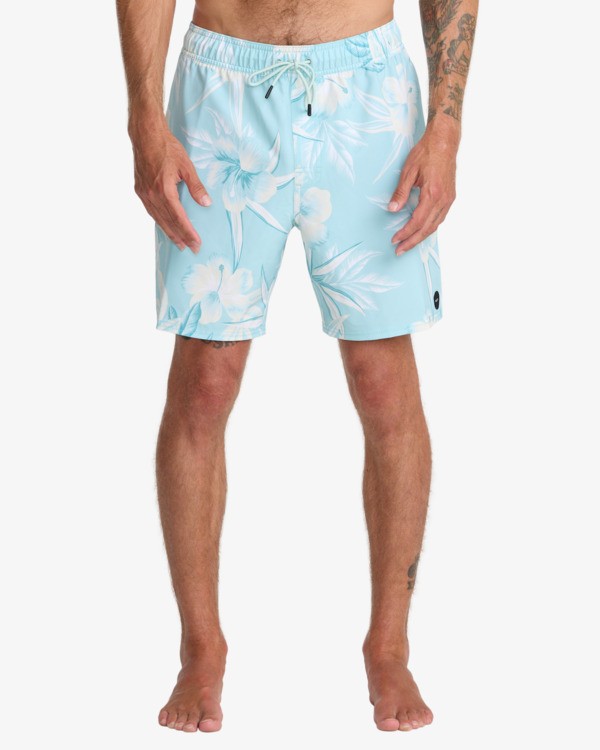 7 VA Elastic - Swim Shorts for Men Blue AVYBS00147 RVCA