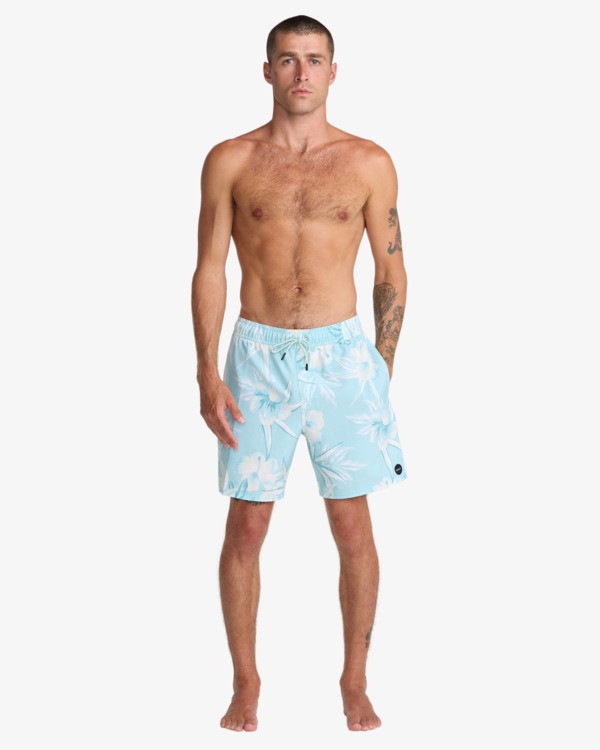 2 VA Elastic - Swim Shorts for Men Blue AVYBS00147 RVCA