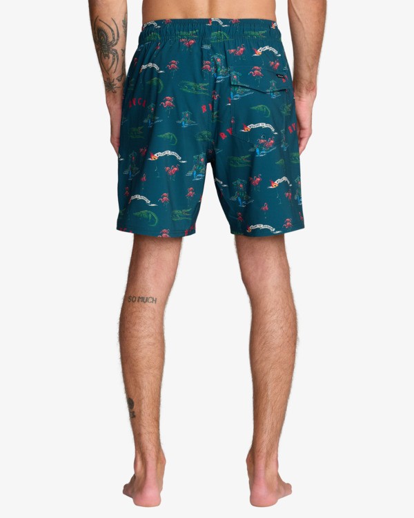 2 VA Elastic - Short de bain pour Homme Blanc AVYBS00147 RVCA