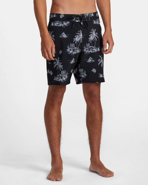 9 Benjamin Jeanjean - Swim Shorts for Men Black AVYBS00323 RVCA