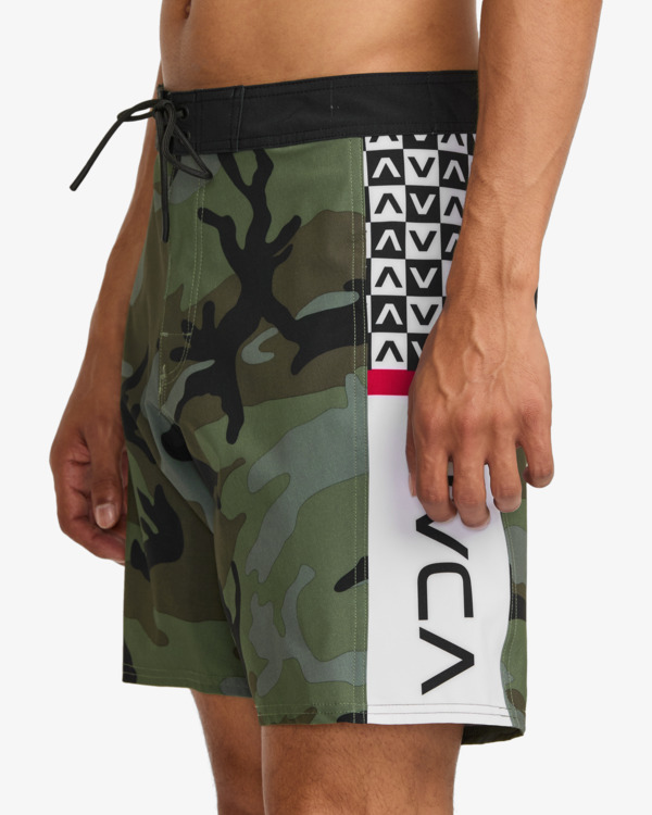 6 Apex 2 Trunk - Boardshort da 18” da Uomo Green AVYBS00352 RVCA