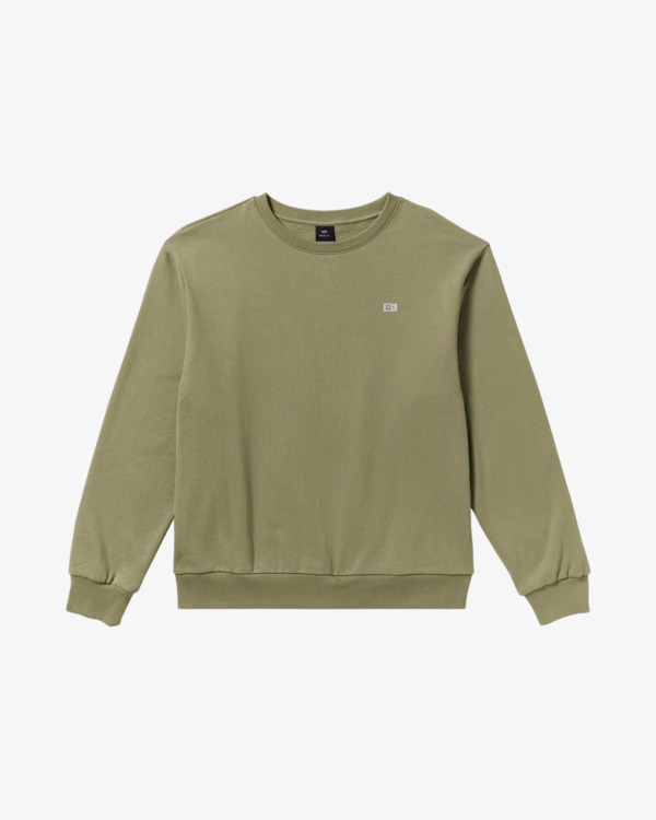 0 Va Essential - Sudadera de cuello redondo para hombre  AVYFT00331 RVCA
