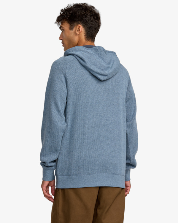 3 Port - Sweatshirt com capuz para homem Azul AVYFT00382 RVCA