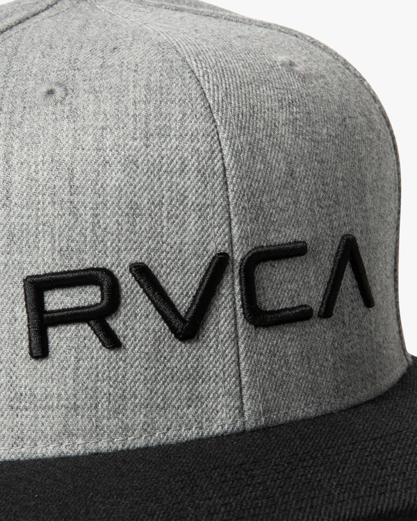 3 RVCA Twill - Snapback-Cap für Männer Gelb AVYHA00457 RVCA