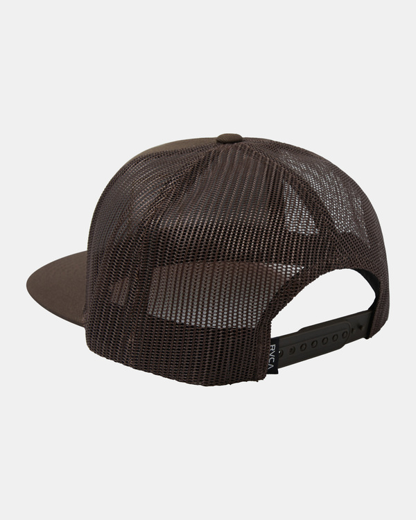 1 VA All The Way - Trucker Cap for Men Brown AVYHA00464 RVCA