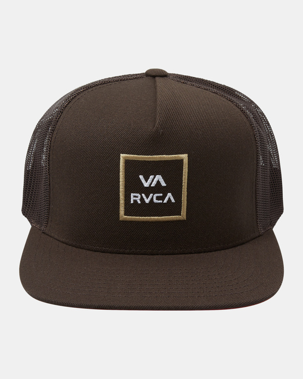 2 VA All The Way - Trucker Cap for Men Brown AVYHA00464 RVCA