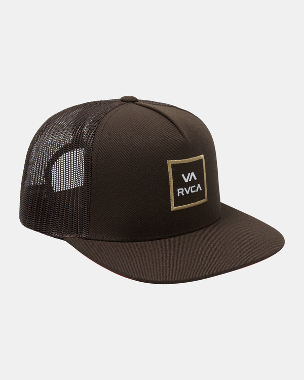 4 VA All The Way - Trucker Cap for Men Brown AVYHA00464 RVCA