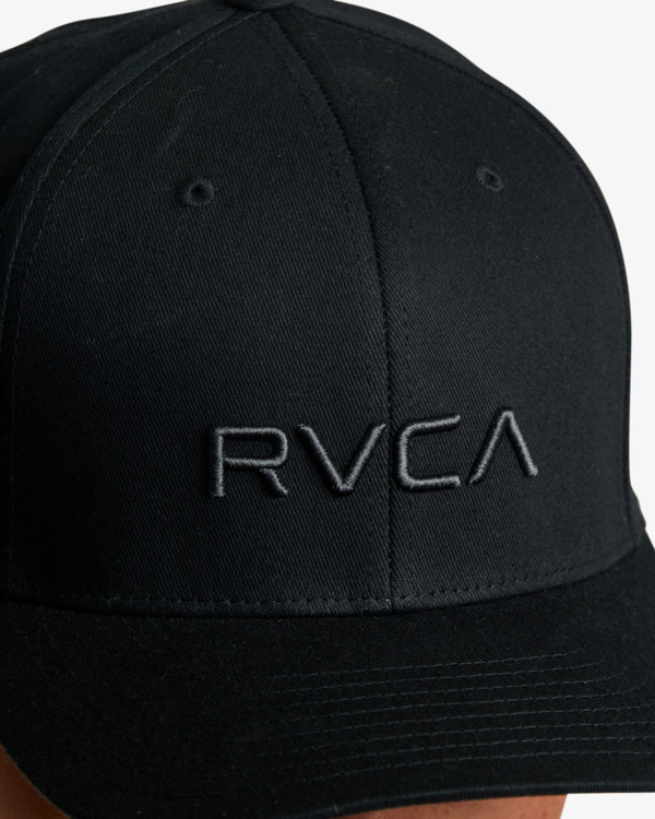 13 RVCA Flex Fit - Cappellino Flexfit® da Uomo Black AVYHA00477 RVCA