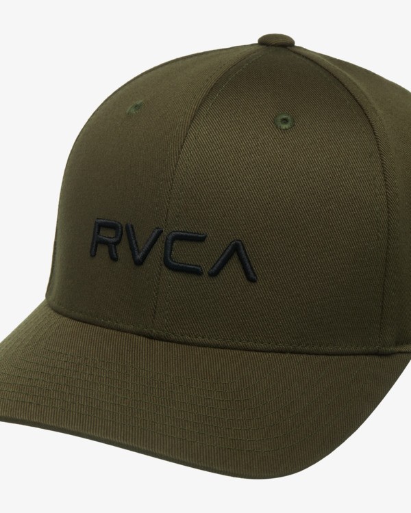 2 RVCA Flex Fit - Flexfit® Cap for Men Green AVYHA00477 RVCA