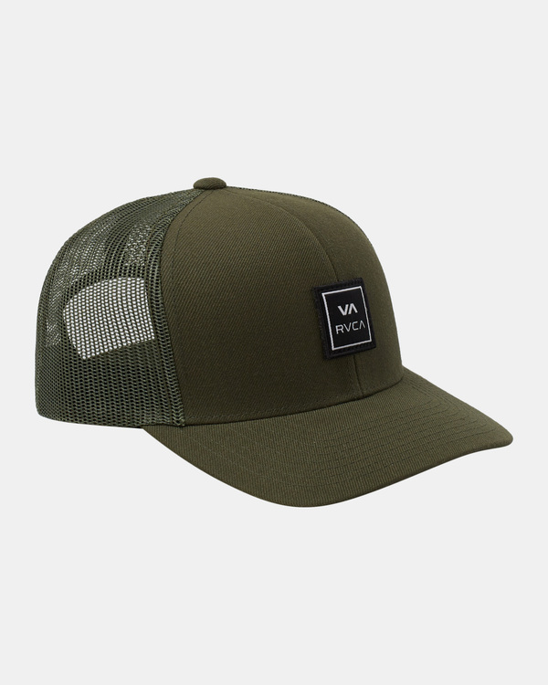 2 VA Station - Trucker Cap for Men Green AVYHA00512 RVCA