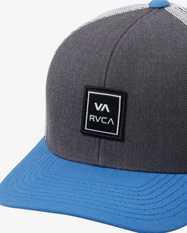 5 VA Station - Trucker Cap for Men Gray AVYHA00512 RVCA