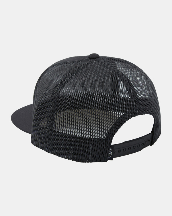 1 Platform - Trucker Cap for Men Black AVYHA00600 RVCA