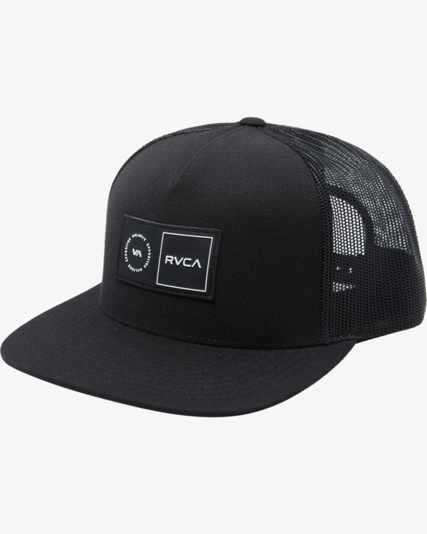 0 Platform - Trucker Cap for Men Black AVYHA00600 RVCA