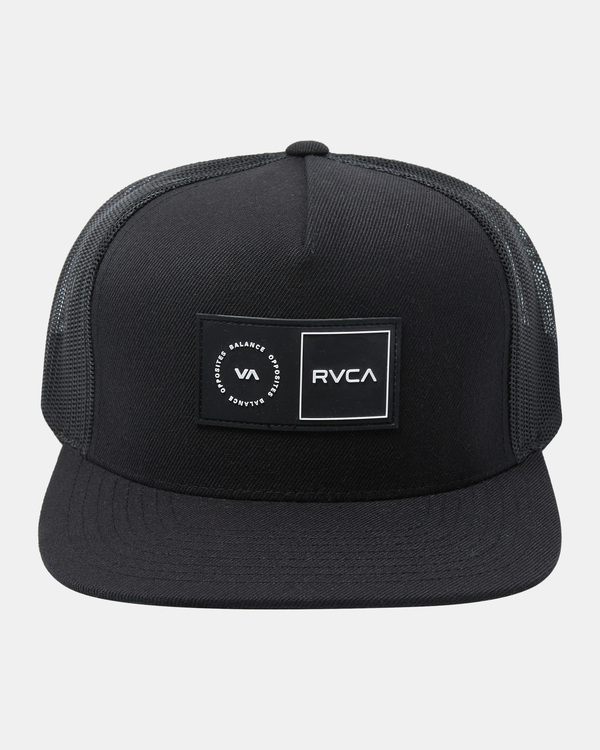 2 Platform - Trucker Cap for Men Black AVYHA00600 RVCA