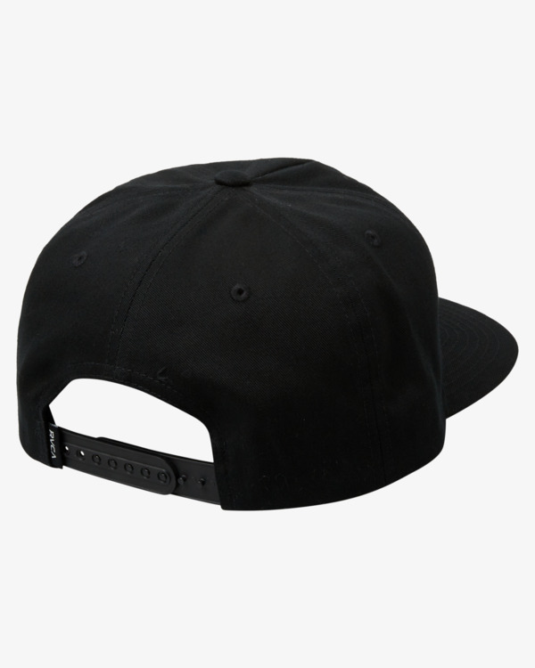 1 Paper Cuts - Snapback Cap for Men Black AVYHA00637 RVCA