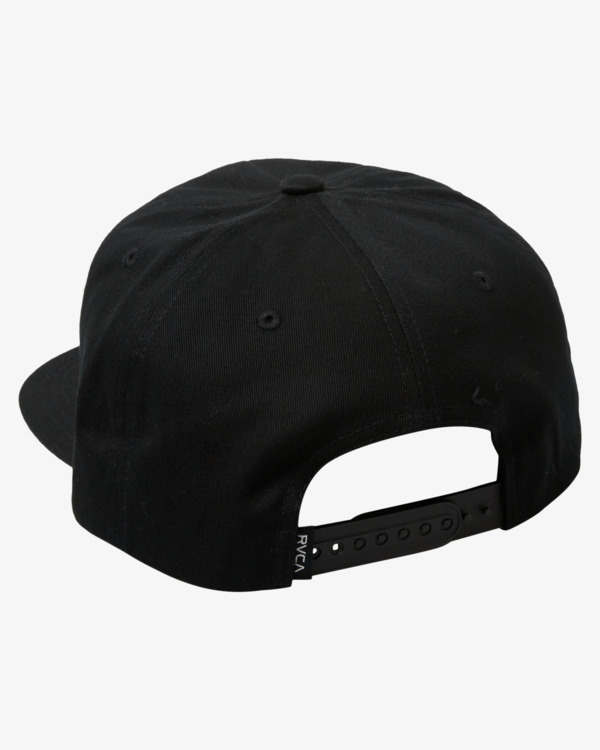 4 Paper Cuts - Snapback Cap for Men Black AVYHA00637 RVCA