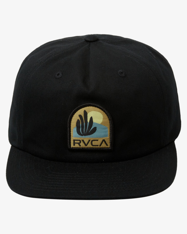 2 Paper Cuts - Snapback Cap for Men Black AVYHA00637 RVCA